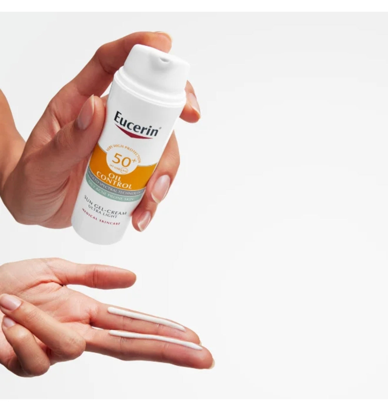 Eucerin Face Sunscreen Oil Control Gel-Cream Dry Touch For Blemish-Prone Skin – 50 ml